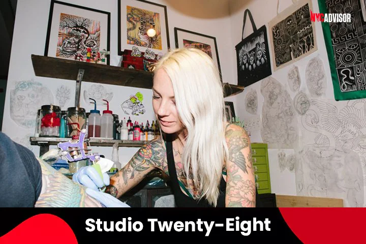 Studio Twenty-Eight Tattoo Shop in Chelsea, NYC