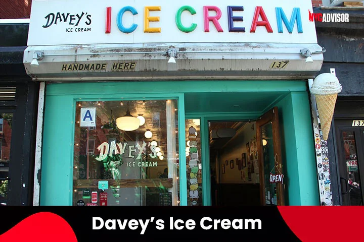 Daveys Ice Cream Spot in New York