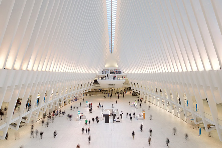 Visit the Oculus in Downtown Manhattan near Brooklyn Bridge