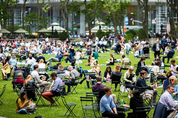 Relax at Bryant Park