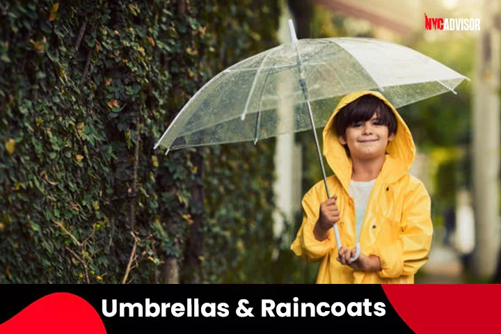 Umbrellas & Raincoats for New York City Fall Trip Packing List