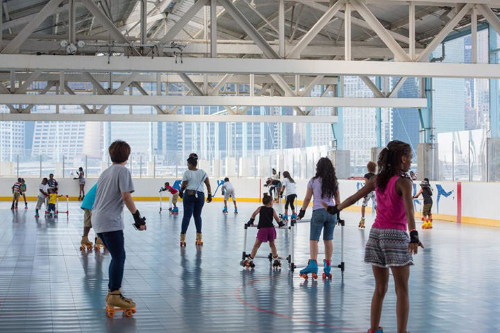 Have Fun with the Skating Rink in Pier Two 