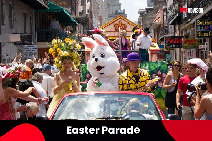 The Easter Parade in April, NYC