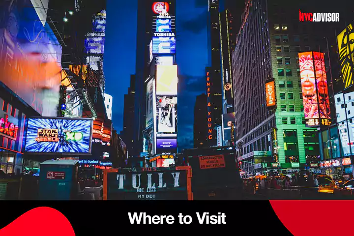 Where to Visit in New York City for Tourists and Visitors