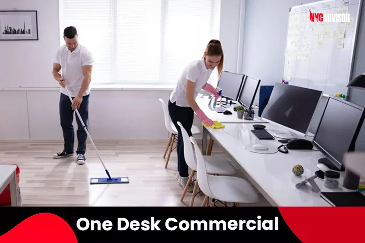 One-Desk Commercial Cleaning Service, NYC