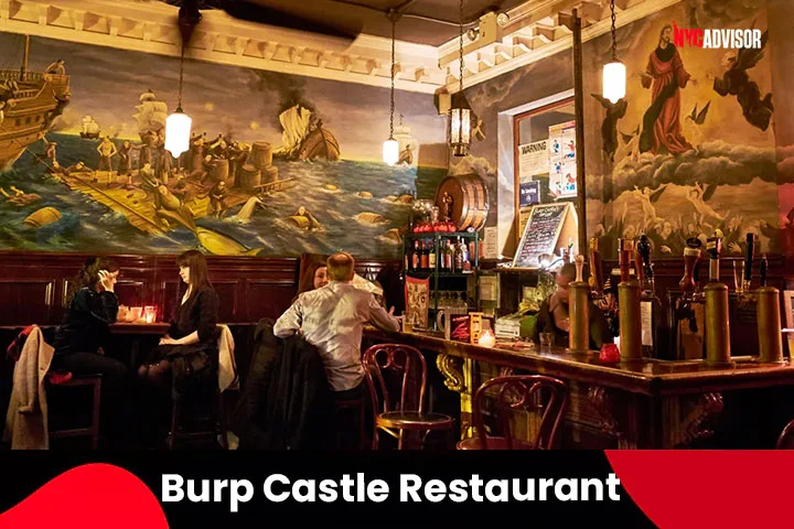 Burp Castle Restaurant in New York City