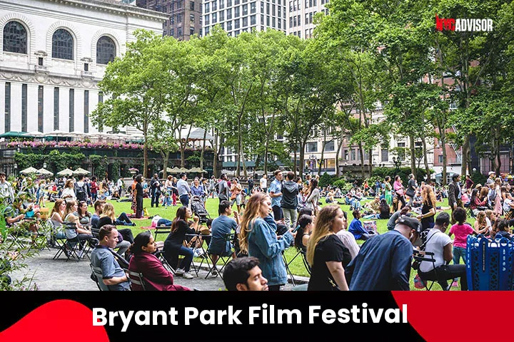 Bryant Park Film Festival in June