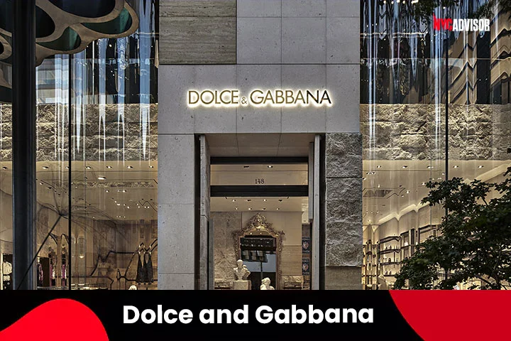 Dolce and Gabbana on Fifth Avenue