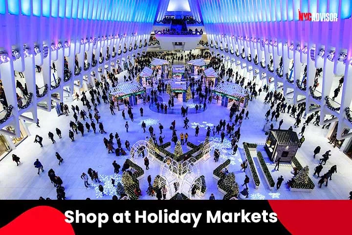 visit ny in november Shop at the Best Holiday Markets in NYC