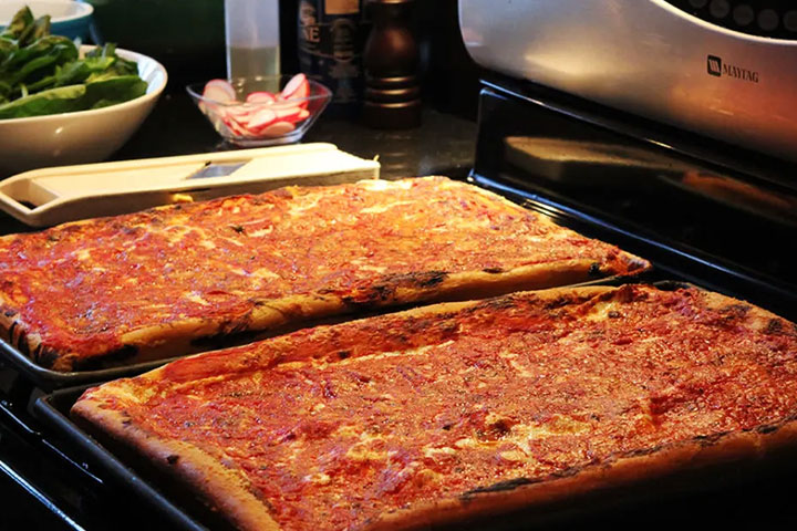 Grab A Square Slice at L&B Spumoni Gardens