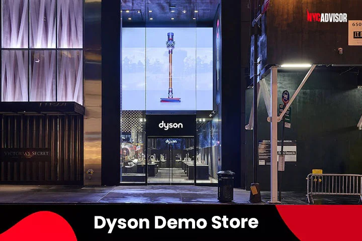 Dyson Demo Store on Fifth Avenue