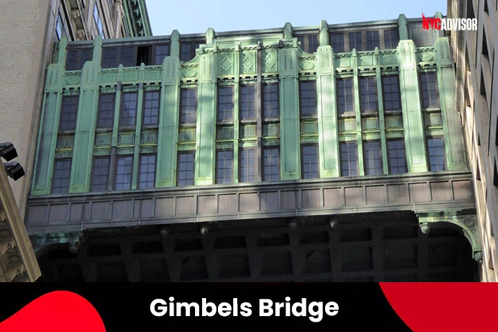 Gimbels Bridge in Manhattan