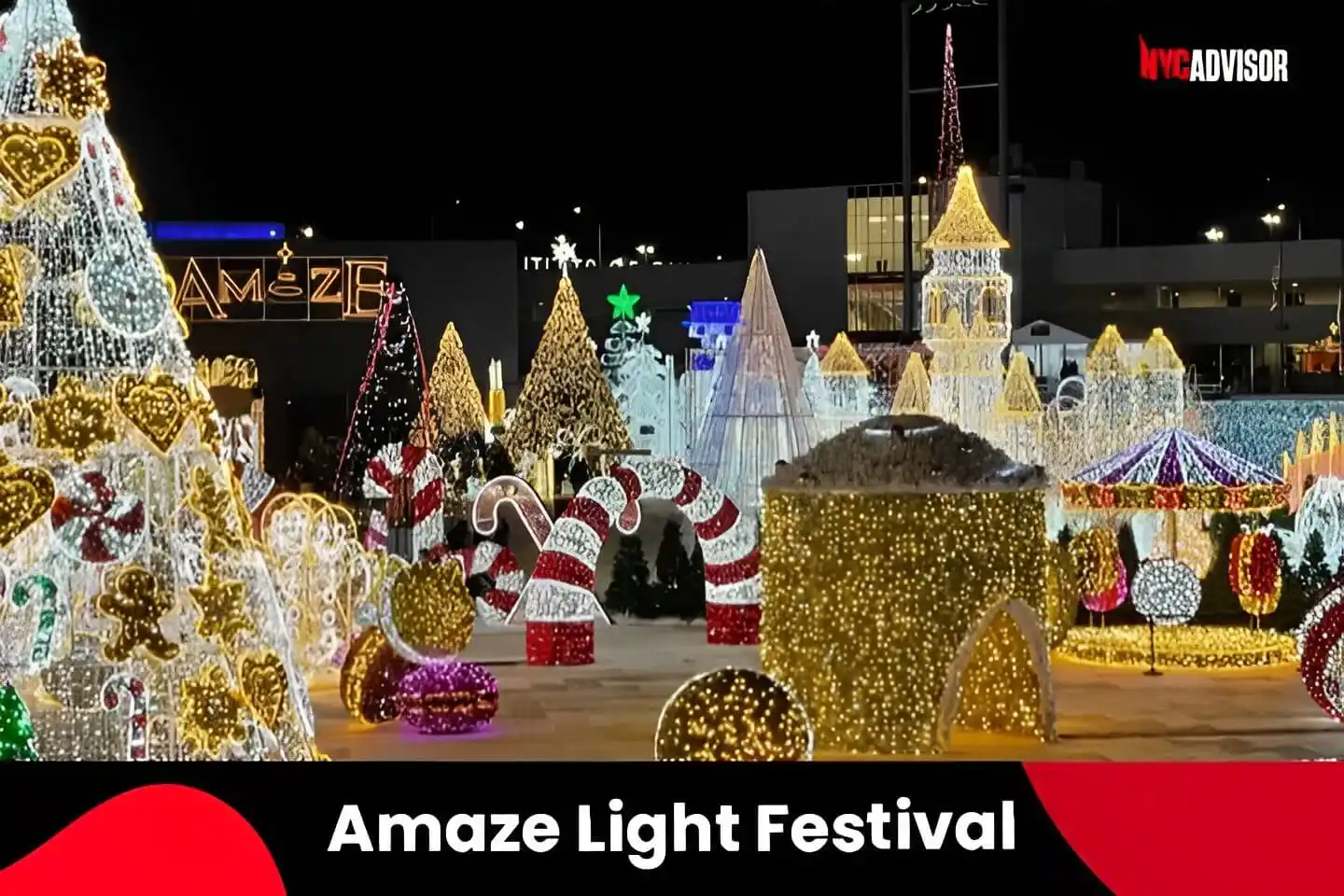 Amaze Light Festival, December in NYC