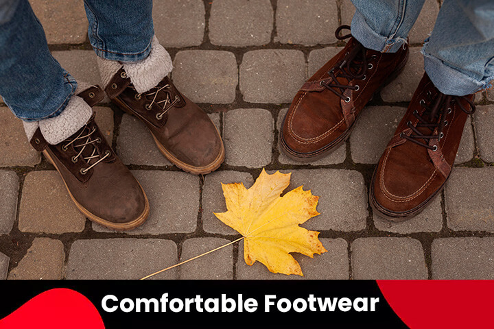 Wear Comfortable Footwear on the Trip