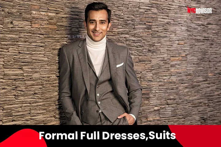 Formal Full Dresses and Suits for Winter Packing List