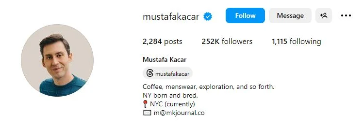Mustafa Kacar NYC Influencer