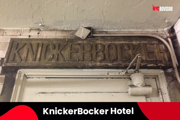 KnickerBocker Hotel's Secret Door in Manhattan