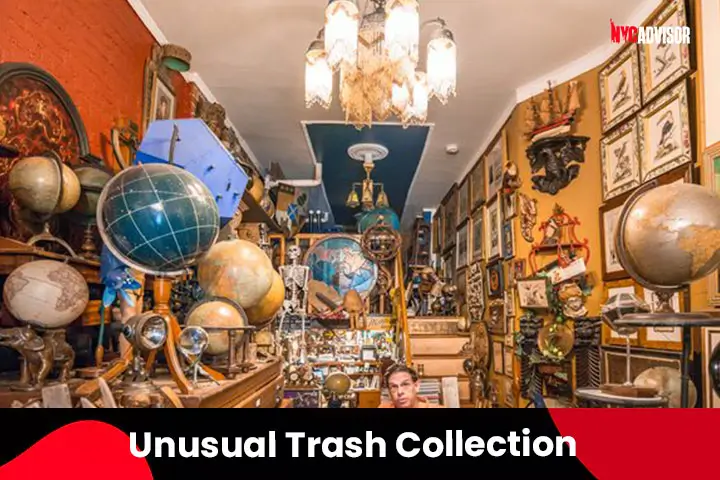 Unusual Trash Collection in Manhattan, NYC