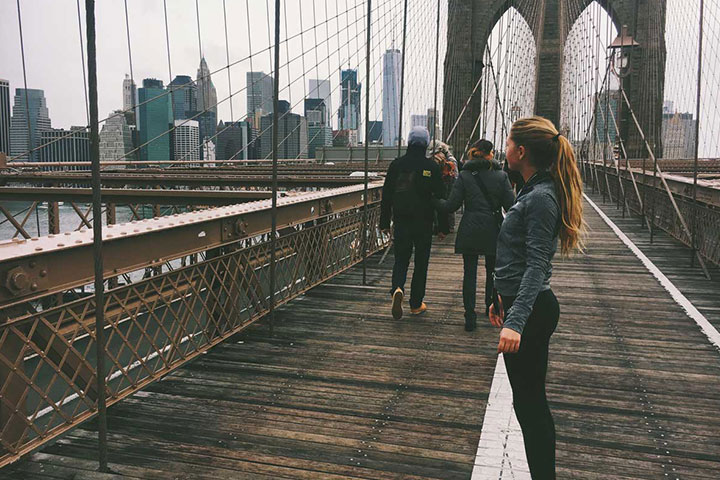 Walking Through History of Brooklyn Bridge