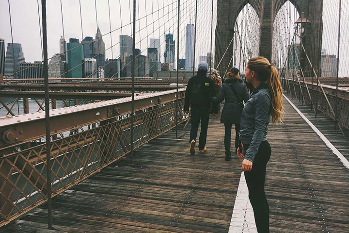 Walking Through History of Brooklyn Bridge
