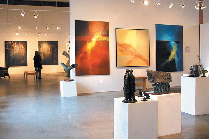 Art Galleries and Studios: