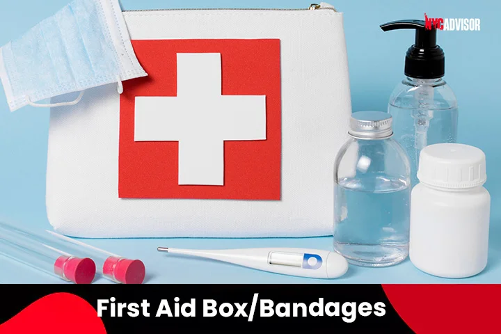 First Aid Box and Bandages in Your Packing List