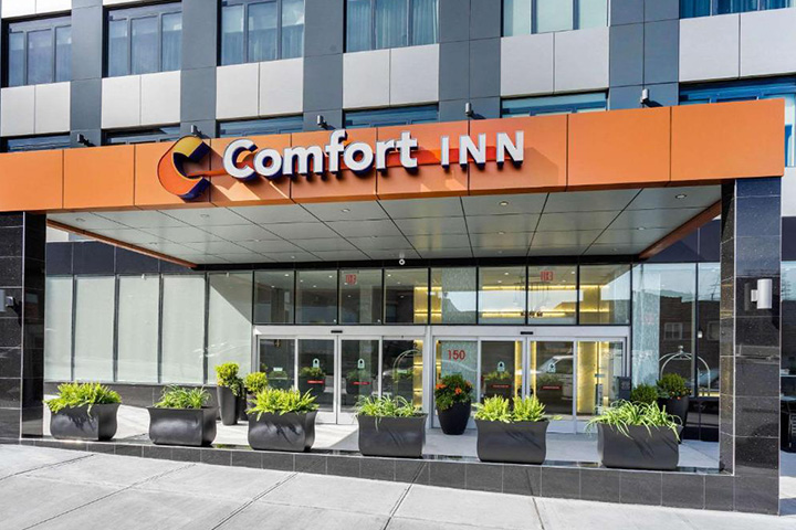 The Comfort-Inn Hotel Prospect Park in Brooklyn