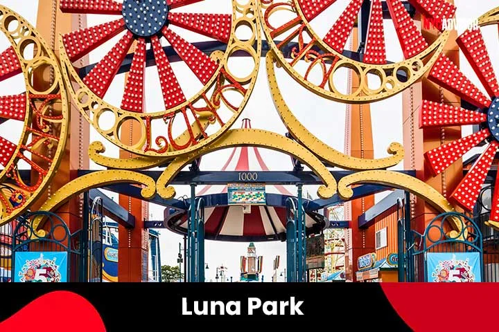 Luna Park in April, NYC