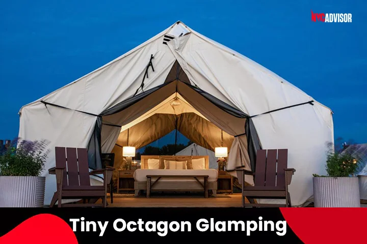 Tiny Octagon Glamping Site, NY