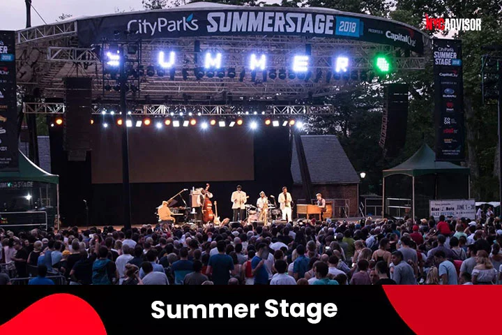 Summer Stage New York City in July