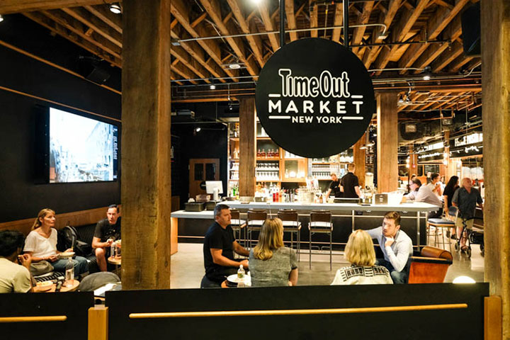 Visit the Time Out Food Market in Brooklyn Side near the Bridge 