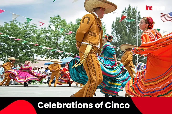 Celebrations of Cinco De Mayo in May