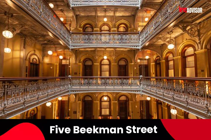 Five Beekman Street in Manhattan, NYC