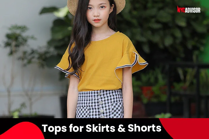 Tops for Skirts and Shorts in Summer