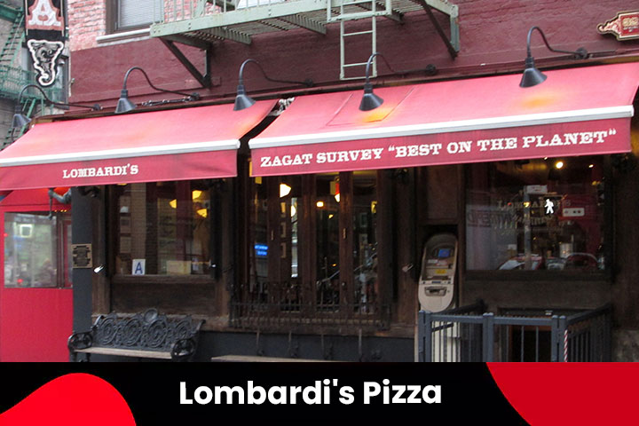 Lombardi's Pizza Restaurant in NYC