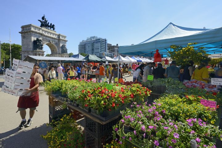 Explore the Green Market Grand Army Plaza