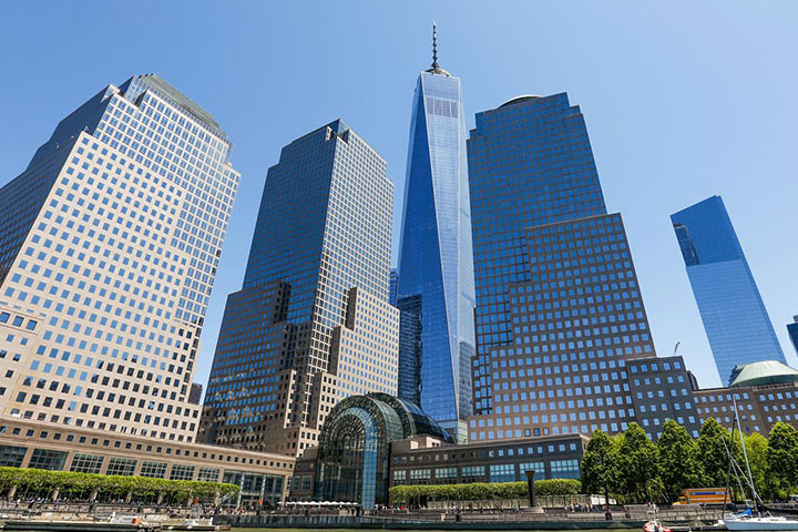 Brookfield Place in Downtown Manhattan near Brooklyn Bridge