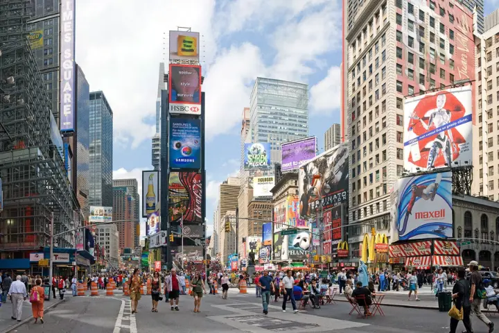  Explore The Superhero Film Area in Times Square