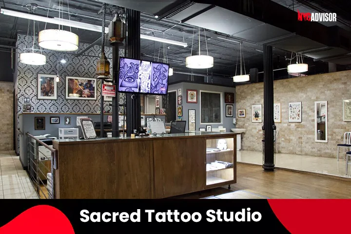 Sacred Tattoo Studio, Broadway, NYC
