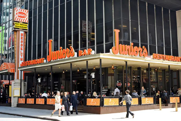 Get a Sweet Treat of Cheesecakes at Junior's in Times Square