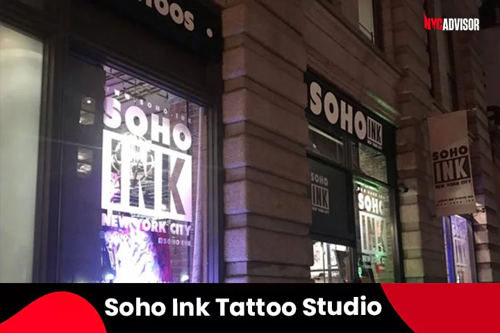 Soho Ink Tattoo Studio in Soho, NYC
