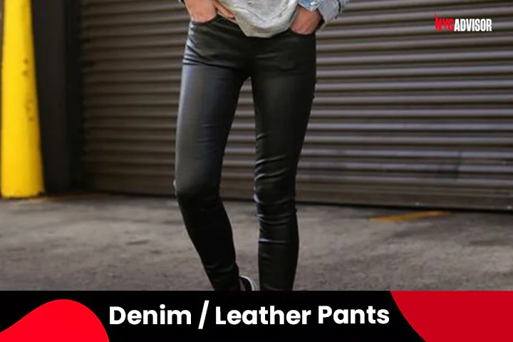 Jeans, Denim, and Leather Pants for Winter Packing List
