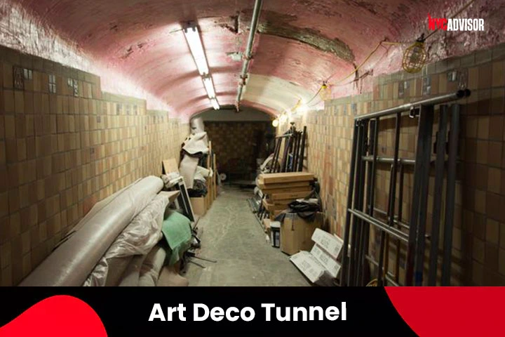 Art Deco Tunnel in Manhattan