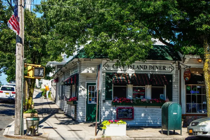 Visiting the City Island in Summer