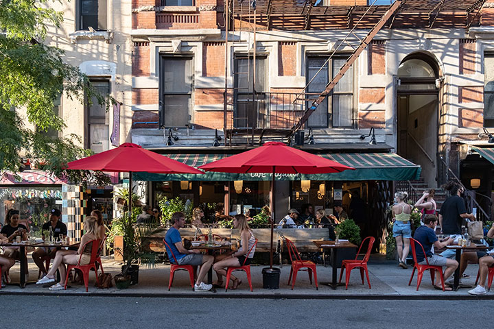 Outdoor Dining and Markets