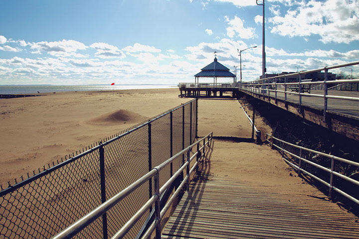 Franklin D. Roosevelt Boardwalk and Beach