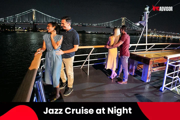 Visit the Jazz Cruise at Night in NYC