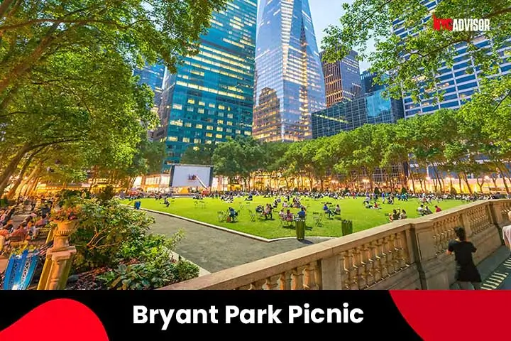 Enjoy the Bryant Park Picnic Performances in September in NYC