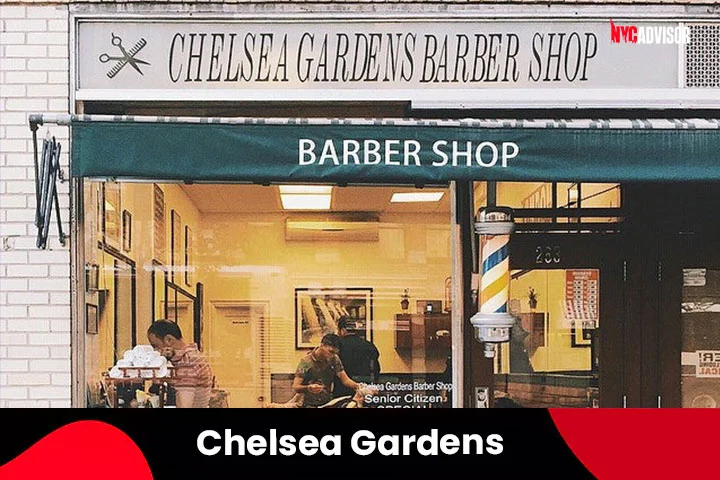 Chelsea Gardens Barber Shop in NYC