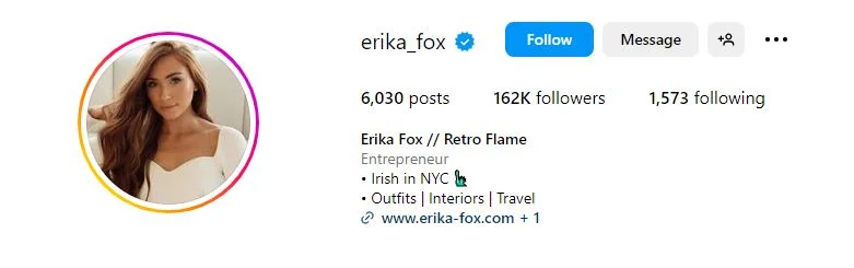 Erika Fox NYC Influencer